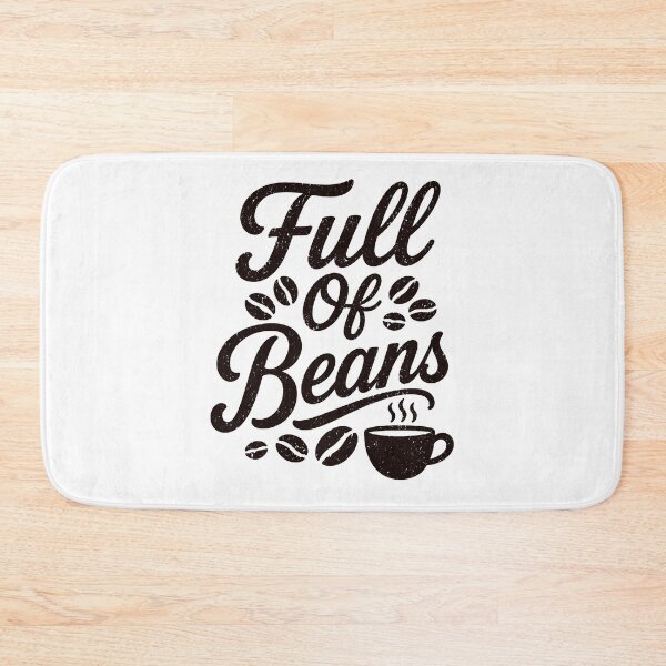 Item preview, Full of Beans – Vintage Distressed Coffee Lover Quote designed and sold by gunaone-design.