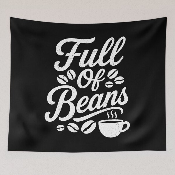 Item preview, Full of Beans British Slang designed and sold by gunaone-design.