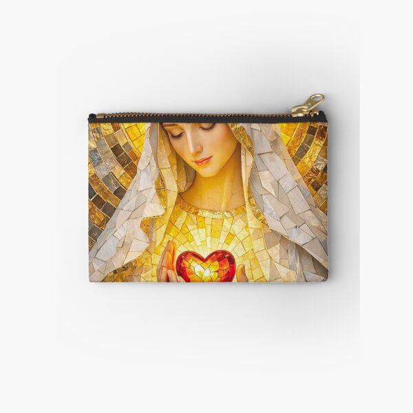 Item preview, The Immaculate Heart of Mary | Golden Mosaic Art designed and sold by Jesus-istheway.