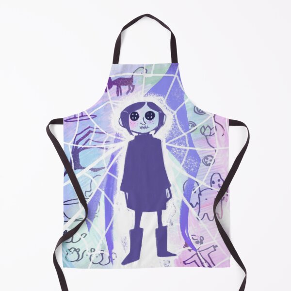 Item preview, Spooky Button Eyes Ghost Girl Gothic Web Pastel Illusion designed and sold by Wildw0od.