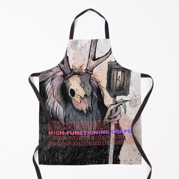 Item preview, High-Functioning Corpse Wendigo - Funny Gothic art design - D&D undead - Original Art designed and sold by DearhoneyandArt.