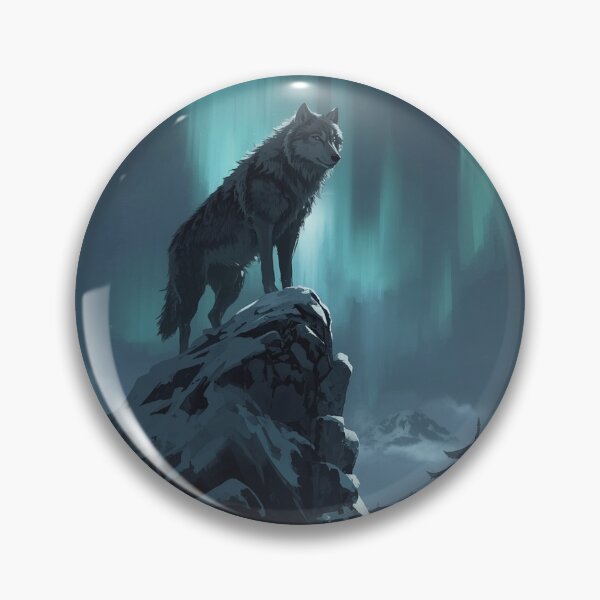 Item preview, Wolf Sentinel Bell Tower Vigil — Japanese Dark Art designed and sold by Tokyo Neo Noir Collective .