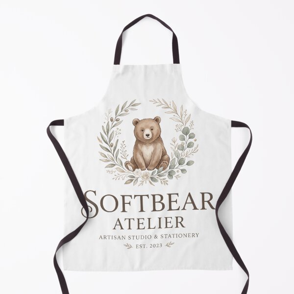 Item preview, Softbear Atelier Aesthetic Design | Cozy Teddy Bear Illustration | Cute Cottagecore & Light Academia Accessories designed and sold by Softbear Atelier.