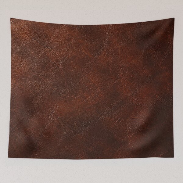Item preview, Warm Rust Orange Leather Aesthetic Texture Wallpaper designed and sold by Ingorgia Studio.
