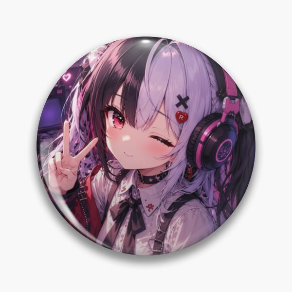 Item preview, Anime Gamer Girl – Kawaii Streaming Vibes designed and sold by Revyra.