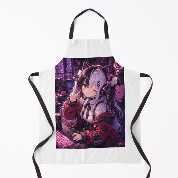 Item preview, Anime Gamer Girl – Kawaii Streaming Vibes designed and sold by Revyra Design .