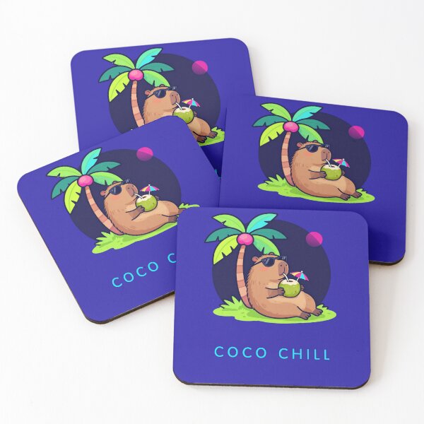 Item preview, Coco Chill | Capybara Summer Club designed and sold by BCapybara.