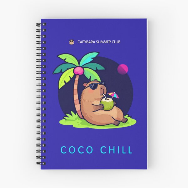 Item preview, Coco Chill | Capybara Summer Club designed and sold by BCapybara.