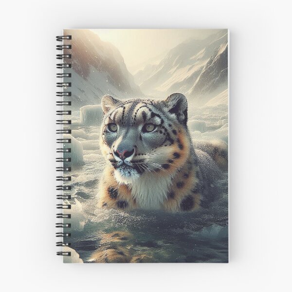 Item preview, Snow Leopard Glacier Ice Bath designed and sold by nikkolaus.