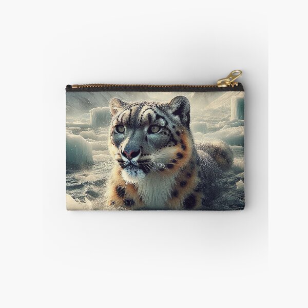Item preview, Snow Leopard Glacier Ice Bath designed and sold by nikkolaus.