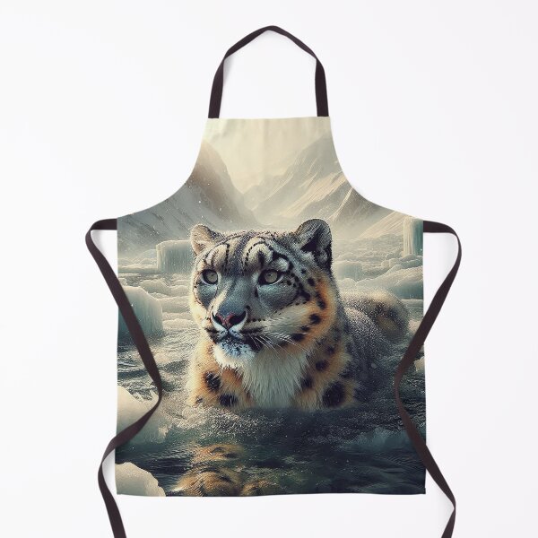 Item preview, Snow Leopard Glacier Ice Bath designed and sold by nikkolaus.