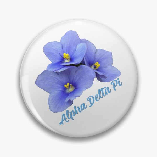 Item preview, Alpha Delta Pi Sorority African Violet Flower designed and sold by JaymeOctober.
