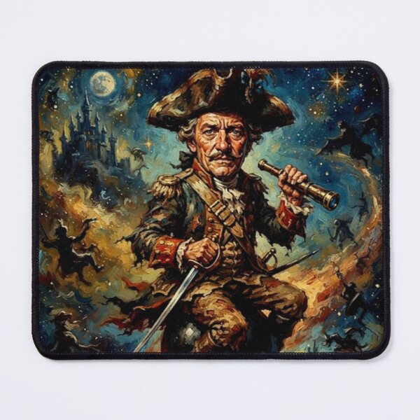 Item preview, The Adventures of Baron Munchausen Retro Fantasy Cannonball Flight Tribute Art Movie Poster designed and sold by Art's Diner.