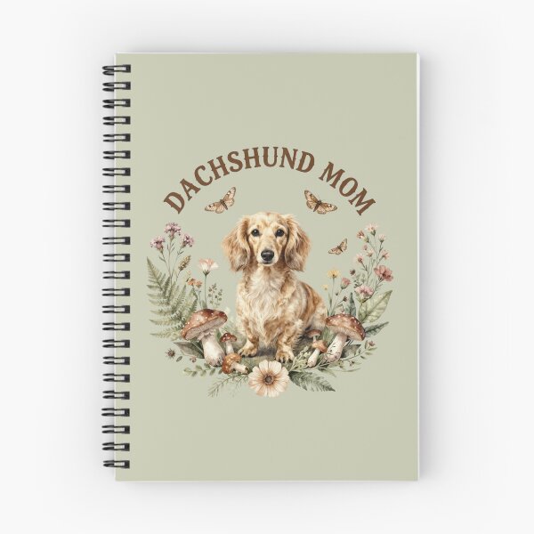 Item preview, Vintage Dachshund Mom Botanical Woodland Art designed and sold by Randomnessy.