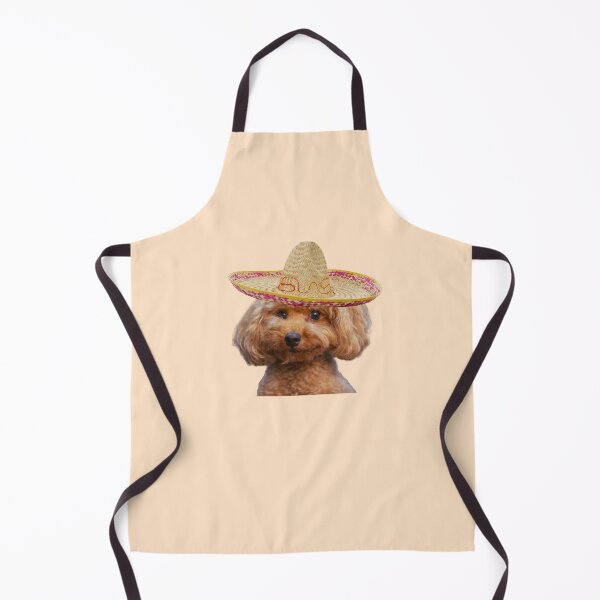 Item preview, Poodle In Sombrero Funny Dog Photo Print designed and sold by chaos-and-curls.