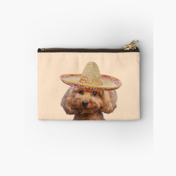 Item preview, Poodle In Sombrero Funny Dog Photo Print designed and sold by chaos-and-curls.