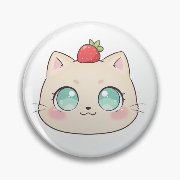 Item preview,  Cute Cat Pfp - Kawaii Strawberry Kitten Pastel Anime Art designed and sold by Purrfectly  Furr.