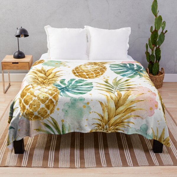 Item preview, Tropical Golden Pineapples designed and sold by EsenciaZen.