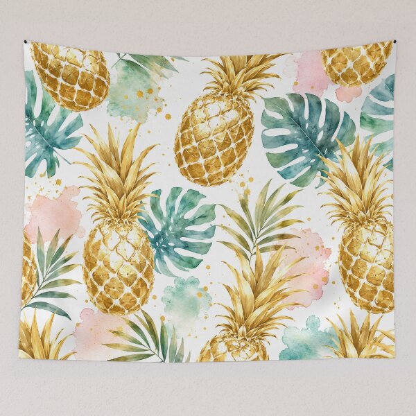 Artikelvorschau, Tropische goldene Ananas entworfen und verkauft von EsenciaZen.