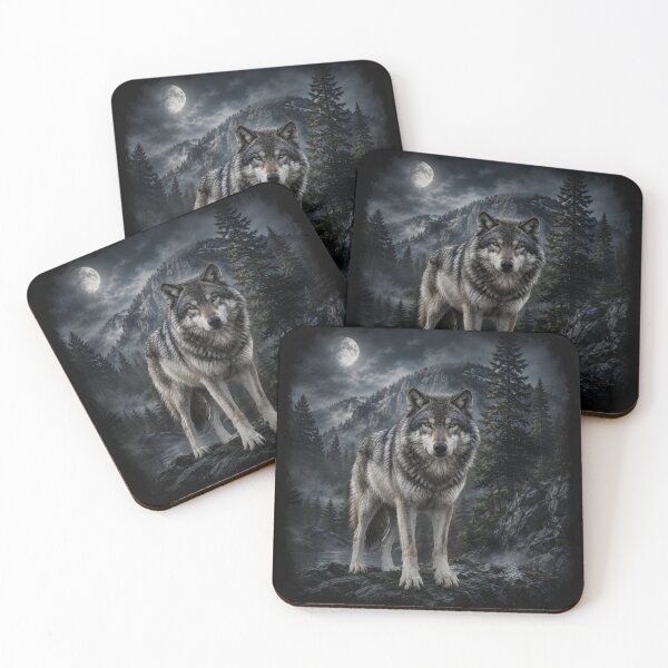 Item preview, Lone Wolf Wilderness Print designed and sold by Geek-Farm.