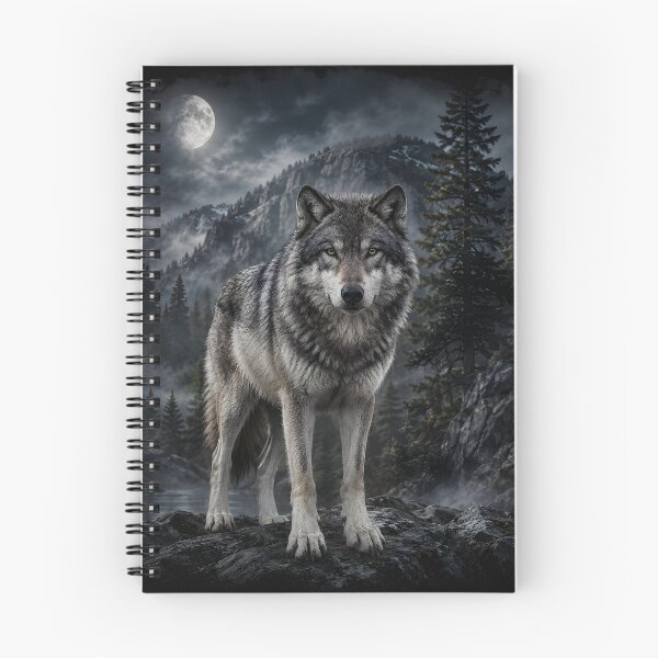 Item preview, Lone Wolf Wilderness Print designed and sold by Geek Farm.