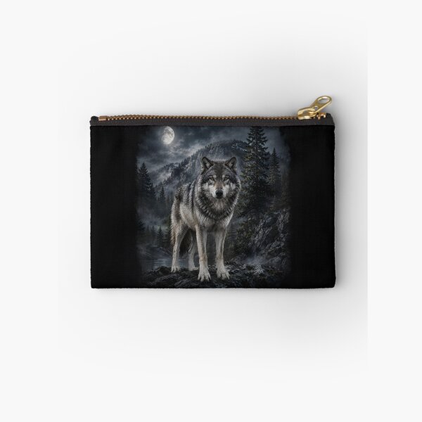 Item preview, Lone Wolf Wilderness Print designed and sold by Geek Farm.