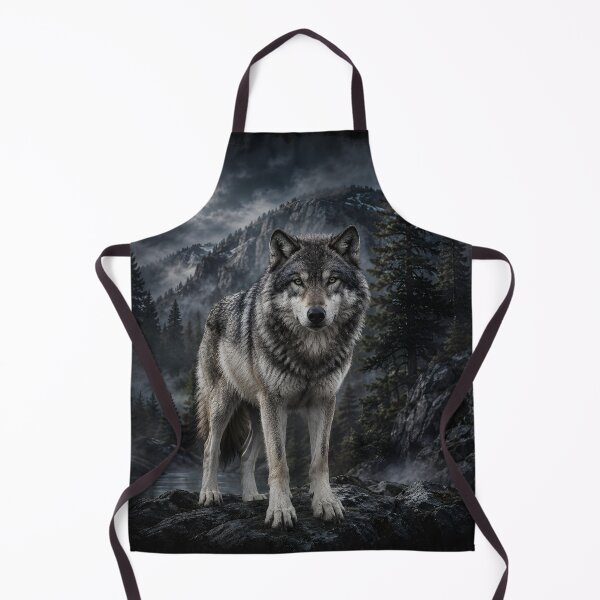 Item preview, Lone Wolf Wilderness Print designed and sold by Geek Farm.