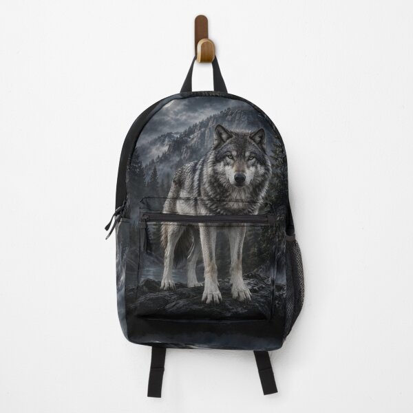 Item preview, Lone Wolf Wilderness Print designed and sold by Geek-Farm.