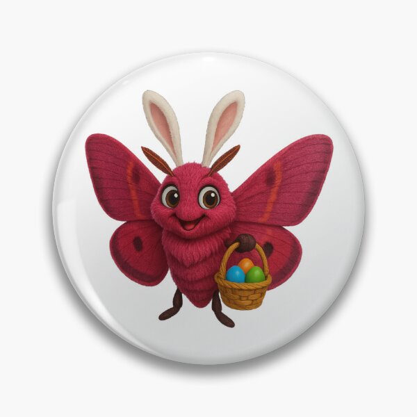 Item preview, Easter Pink Bollworm Moth designed and sold by Sillytoe.