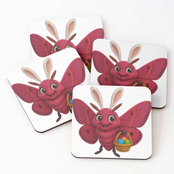 Item preview, Easter Pink Bollworm Moth designed and sold by Sillytoe.