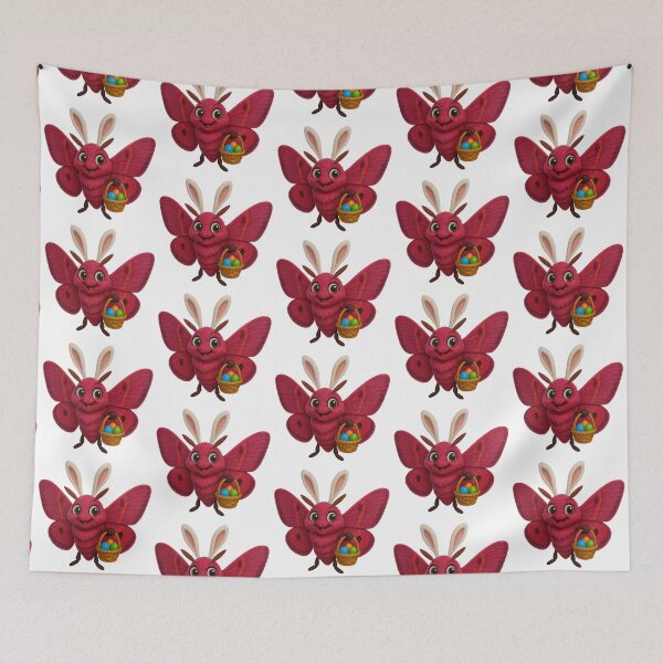 Item preview, Easter Pink Bollworm Moth designed and sold by Sillytoe.