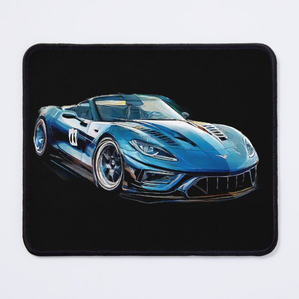 Item preview, Dynamic Blue Sports Car Painterly Racing designed and sold by UrbanPrts.
