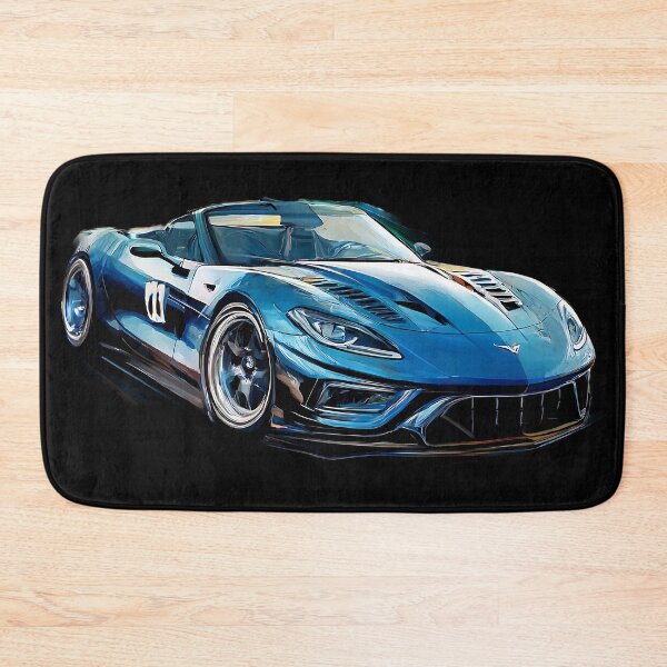Item preview, Dynamic Blue Sports Car Painterly Racing designed and sold by UrbanPrts.