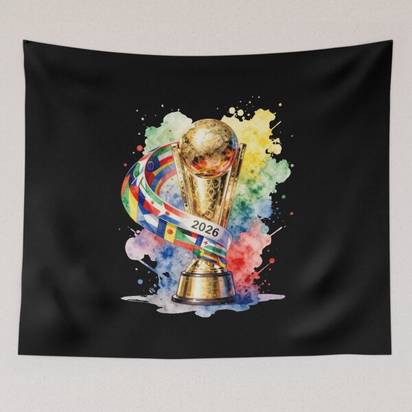 Item preview, World Cup Trophy 2026 Football Soccer Fan Design Classic designed and sold by BLEDRTW.