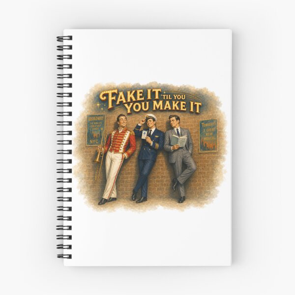 Item preview, Fake it Till you Make it - a Broadway Mashup designed and sold by Lyric Vault - Rock on.