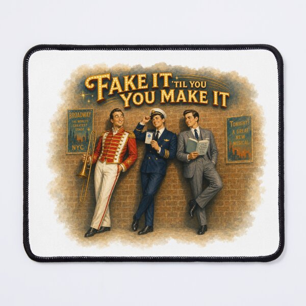 Item preview, Fake it Till you Make it - a Broadway Mashup designed and sold by Lyric Vault - Rock on.