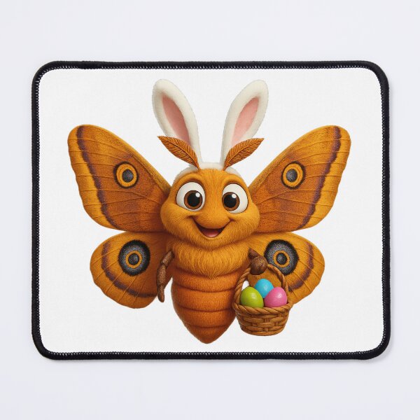 Item preview, Easter Polyphemus Moth designed and sold by Sillytoe.