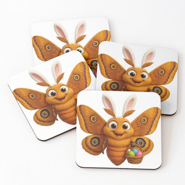 Item preview, Easter Polyphemus Moth designed and sold by Sillytoe.