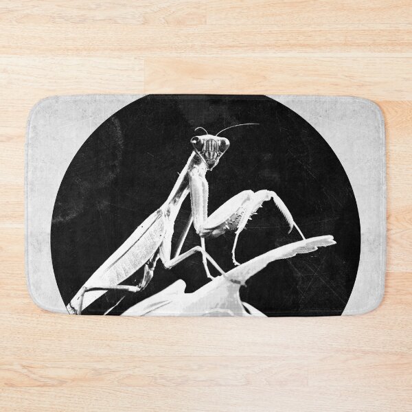 Item preview, Praying Mantis Dark Nocturnal Insect Portrait designed and sold by Ghoul Enterprises.