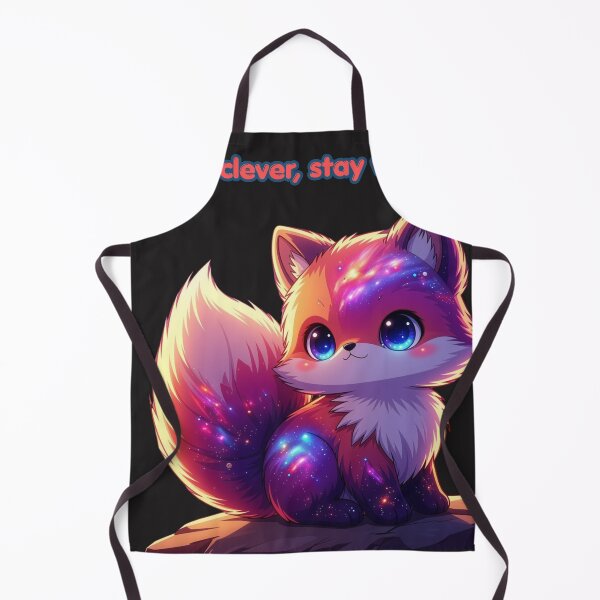 Item preview, Be Clever Stay Wild – Pixel Fox Spirit designed and sold by Revyra.