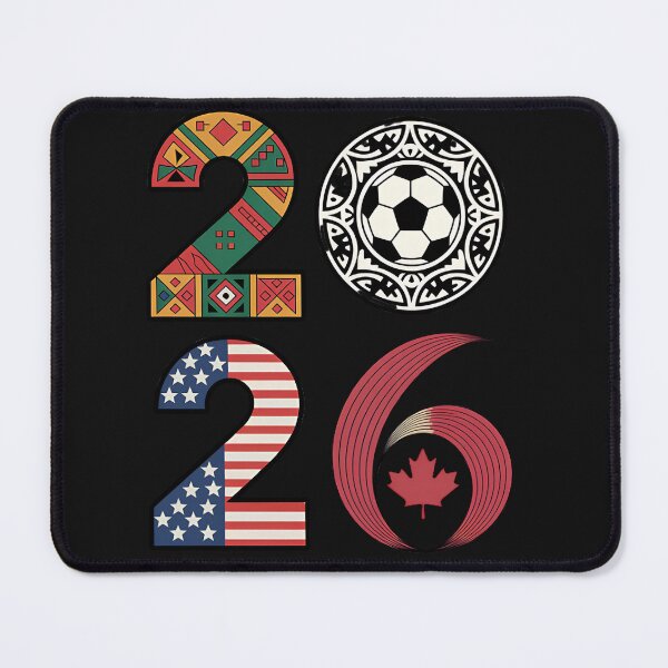 Item preview, 2026 Soccer USA Canada Mexico Retro Flag Numbers designed and sold by BLEDRTW.