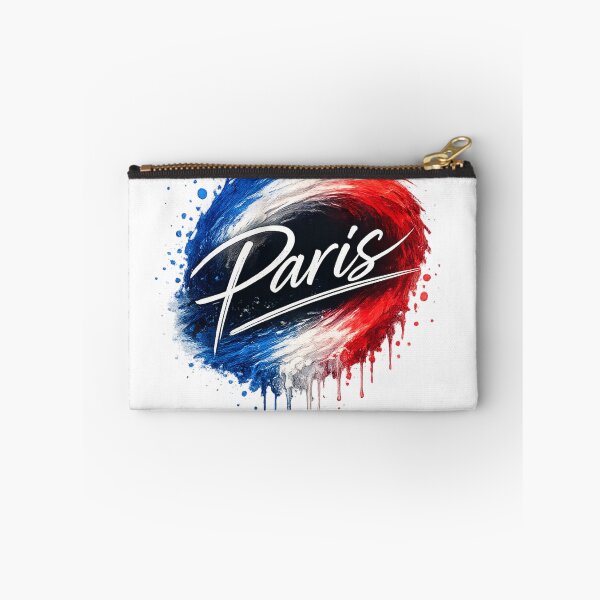 Item preview, Paris French Brush Stroke Typography | France Flag Colors | Assenforge Handwritten Graphic | Transparent PNG T-Shirt & Hoodie Design designed and sold by Lifehackerplus1.