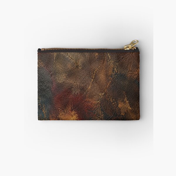 Aperçu de l'œuvre Aged Distressed Brown Leather Texture Seamless Pattern créée et vendue par Ingorgia Studio.