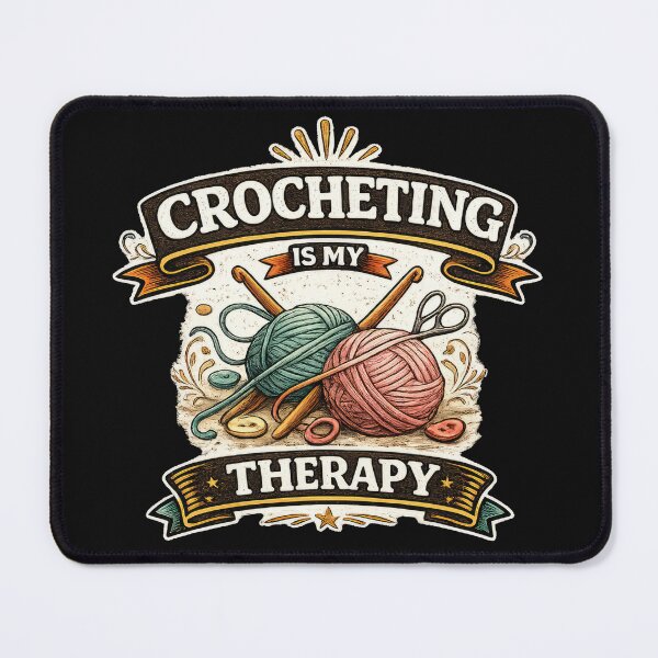 Item preview, Crocheting Is My Therapy designed and sold by Elisabeth Lucas.