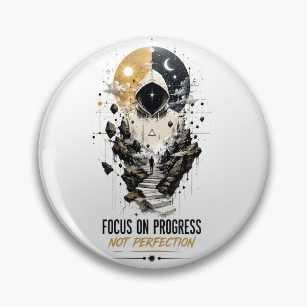 Item preview, Focus on Progress Cosmic Motivation designed and sold by Amr Siam.
