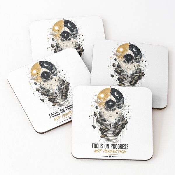 Item preview, Focus on Progress Cosmic Motivation designed and sold by Amr Siam.