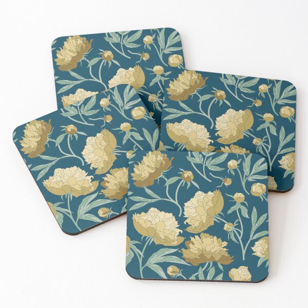 Item preview, Peonies - Moonlit Garden designed and sold by Vytfur Zone.