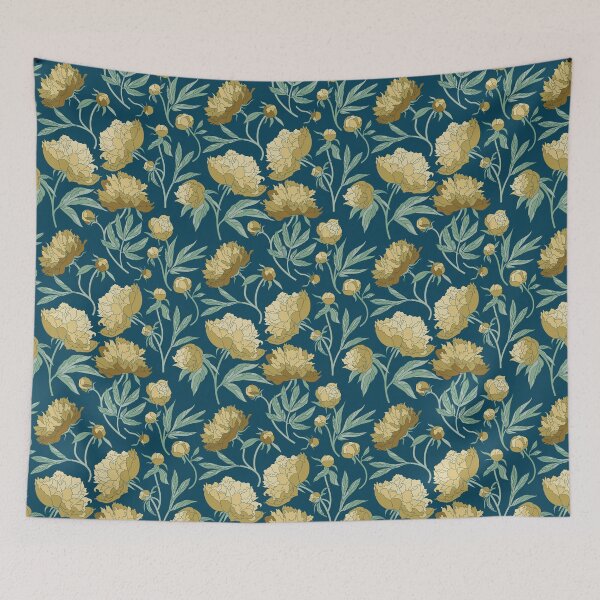 Item preview, Peonies - Moonlit Garden designed and sold by Vytfur Zone.