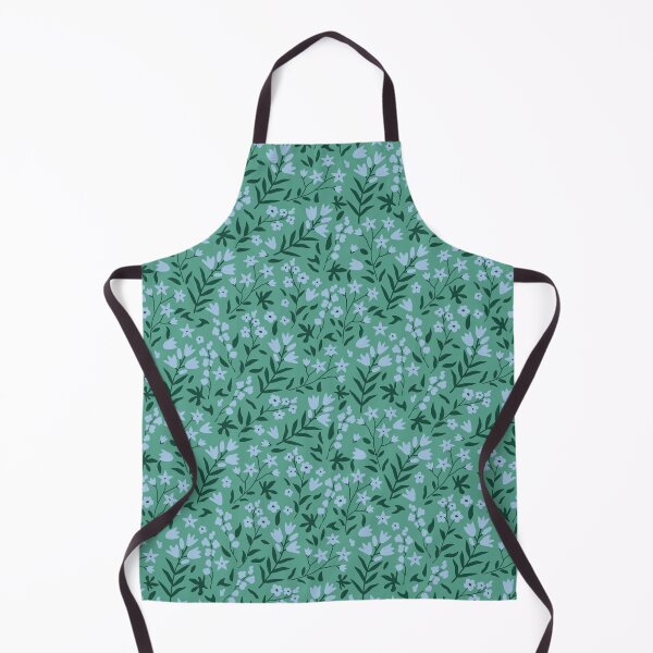 Item preview, Ditsy blue flowers designed and sold by elyomys.