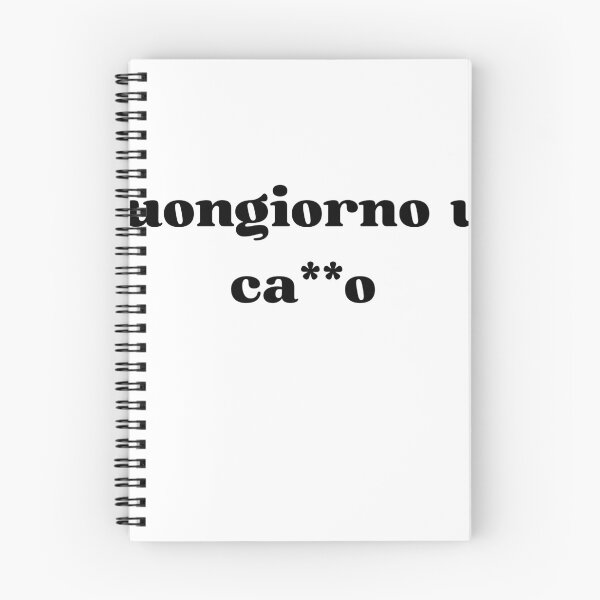 Item preview, Buongiorno un ca**o- Divertimento da ufficio designed and sold by Inkmyproblem.